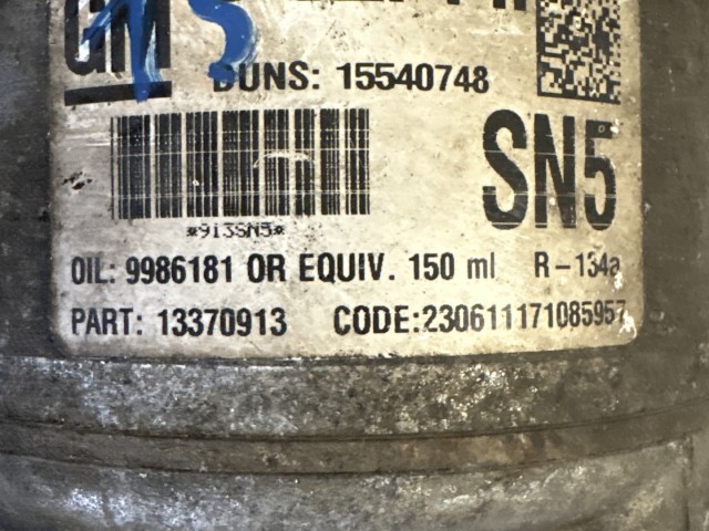 Opel Zafira B 1.7 cdti Klíma kompresszor a17dtr