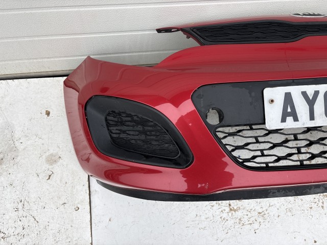 15193 Kia Rio III. (UB) 2011-2017 Első Lökhárító Piros 