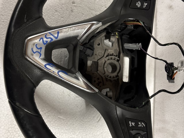 Opel Corsa E 2014- 2014-2019 Kormánykerék Használt Fekete multikormányos bőr  