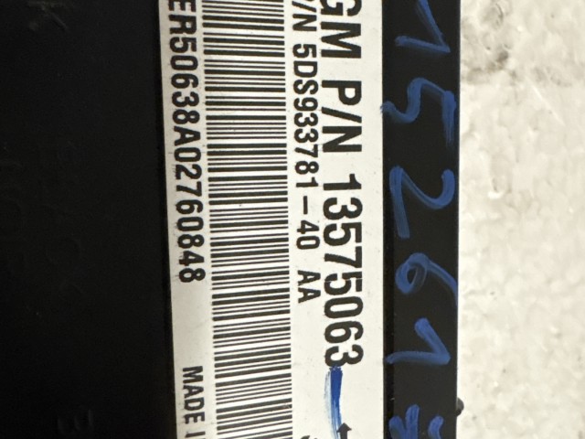 Opel Astra J ülésfűtés vezérlő 13575063