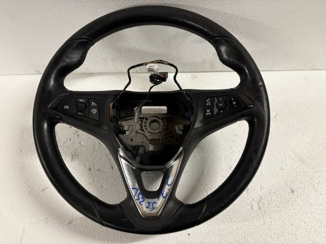 Opel Corsa E 2014- 2014-2019 Kormánykerék Használt Fekete multikormányos bőr  