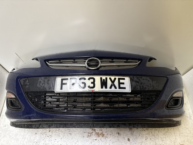 15199 Opel Astra J Facelift Első Lökhárító Kék Z20z