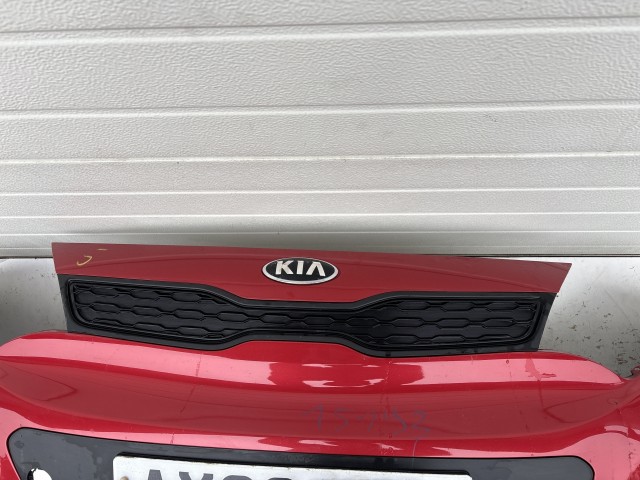 15193 Kia Rio III. (UB) 2011-2017 Első Lökhárító Piros 