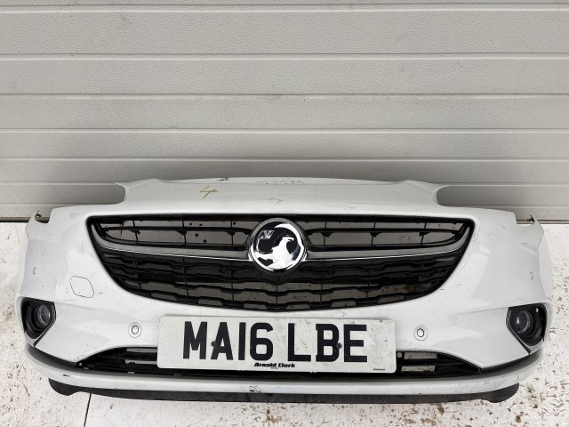 15192 Opel Corsa E Első Lökhárító Fehér 6 radaros