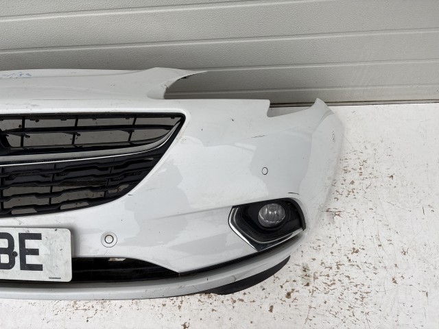 15192 Opel Corsa E Első Lökhárító Fehér 6 radaros