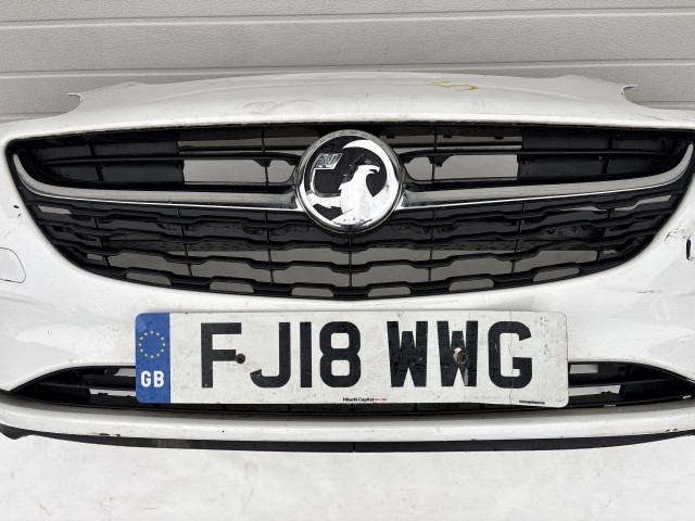 15191 Opel Corsa E Első Lökhárító Fehér
