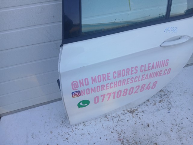 15333 Opel Astra K Bal hátsó kombi Ajtó Fehér Y40r