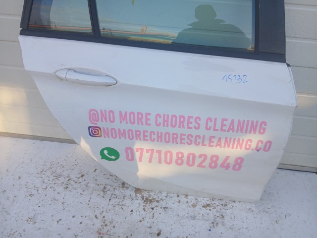 15332 Opel Astra K Jobb hátsó Ajtó kombi Fehér Y40r