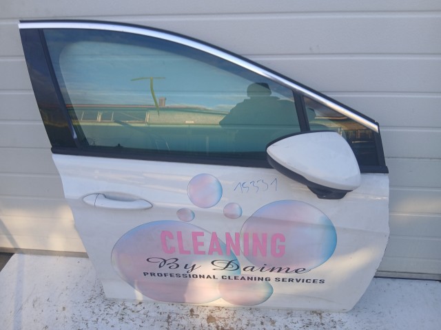 15331 Opel Astra K Jobb első Ajtó Fehér  Y40r