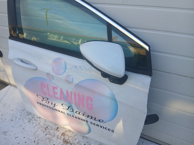 15331 Opel Astra K Jobb első Ajtó Fehér  Y40r