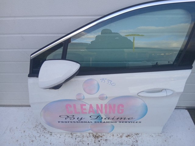 15330 Opel Astra K Bal első Ajtó Fehér Y40r