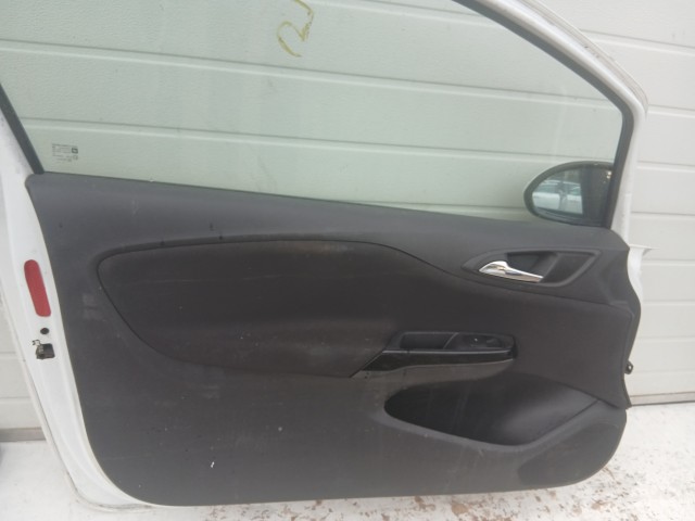 15326 Opel Corsa E 3 ajtós Bal első Ajtó Fehér Y40r