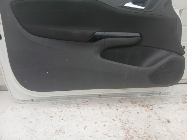 15326 Opel Corsa E 3 ajtós Bal első Ajtó Fehér Y40r