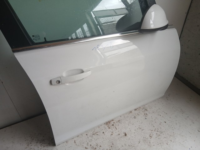 15318 Opel Astra J Jobb első  Ajtó Fehér Y40r