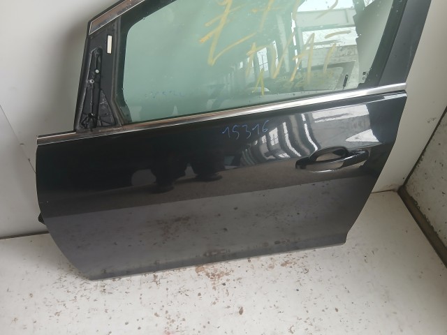 15316 Opel Astra J Bal első Ajtó Fekete Z22c