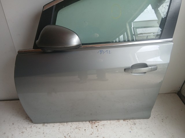 15312 Opel Astra J Bal első Ajtó Szürke Z179