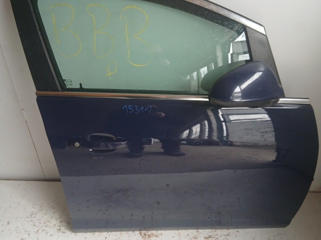 15311 Opel Astra J Jobb első Ajtó Kék Z20z