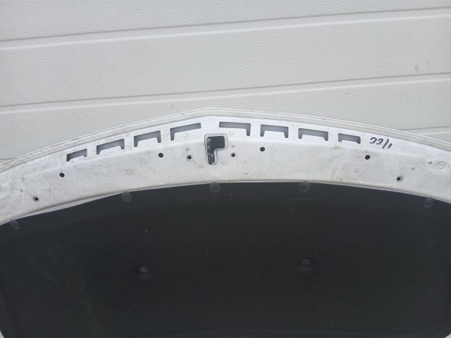 15387 Opel Astra J Motorháztető Fehér Y40r