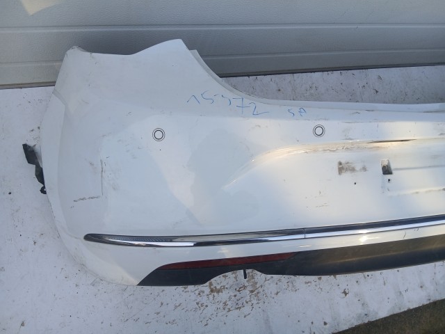 15372 Opel Astra J Facelift Hátsó Lökhárító Fehér Y40r Radaros 5 ajtós