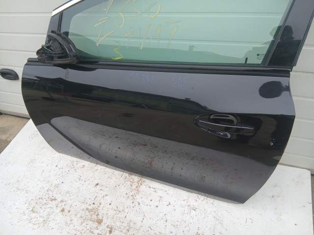 15343 Opel Astra J GTC Bal első Ajtó Fekete Z22c 3 ajtós