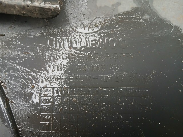 15415 Opel Antara Facelift Hátsó Lökhárító parkszenzoros