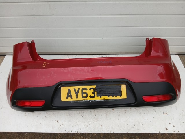 15408 Kia Rio III.(UB) 2011-2017 hátsó Lökhárító Bordó