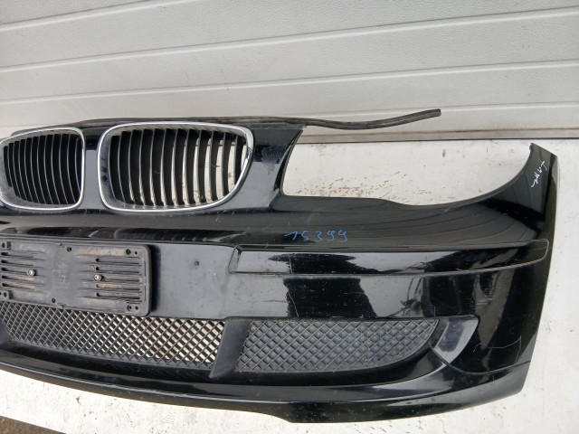15399 BMW 1 (E87) 2004-2011 első Lökhárító Fekete
