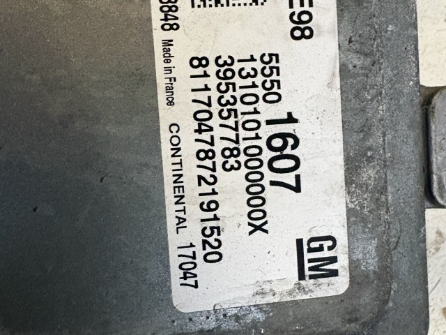 Opel Astra K 1.6 cdti Motorvezérlő