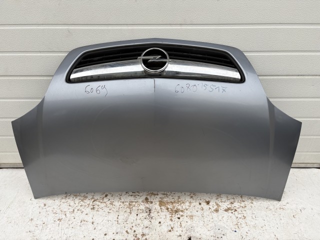 15517 Opel Meriva A 2003-2010 Motorháztető Használt Kékes Szürke Z163 