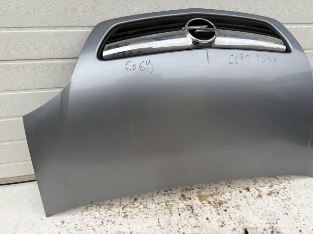 15517 Opel Meriva A 2003-2010 Motorháztető Használt Kékes Szürke Z163 