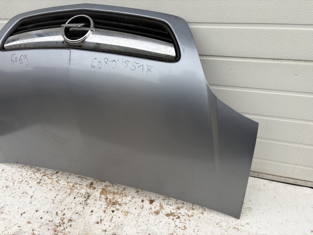 15517 Opel Meriva A 2003-2010 Motorháztető Használt Kékes Szürke Z163 