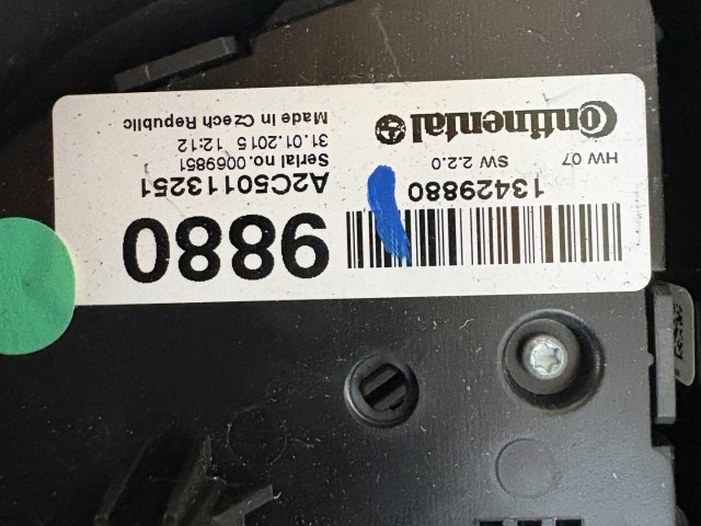 Opel Zafira C Közép konzol MULTIMÉDIA VEZÉRLŐ