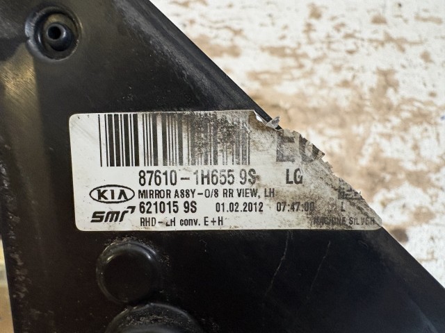 15601 Kia Ceed I. (ED) 2007-2012 Bal Tükör ezüst