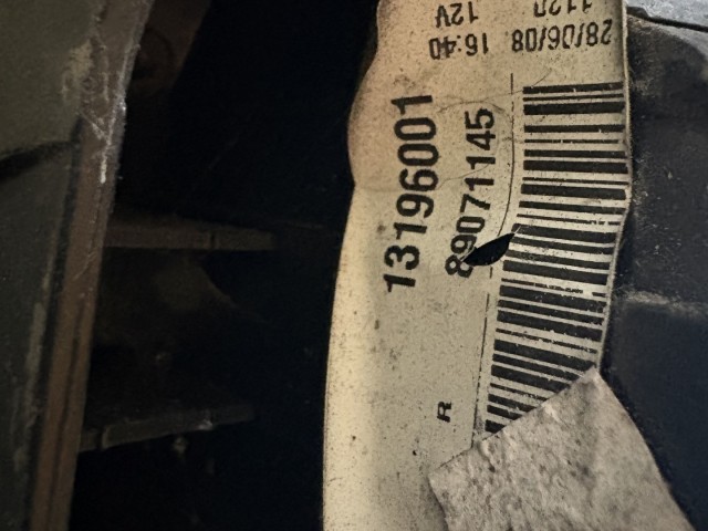 15645 Opel Meriva AJobb hátsó Lámpa