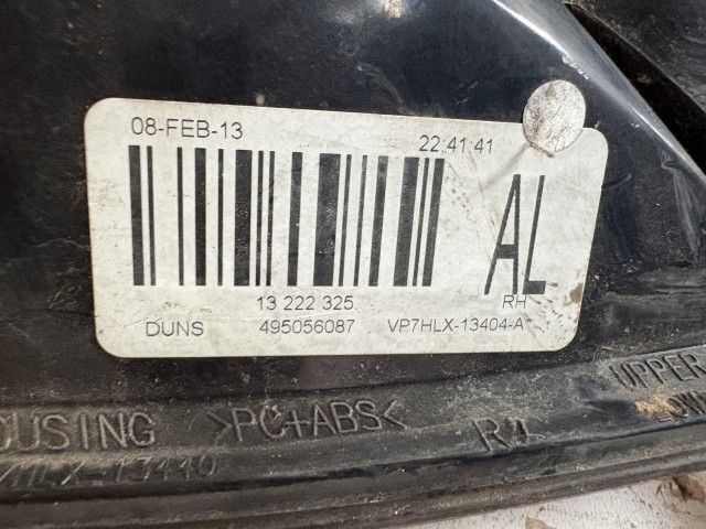 15648 Opel Astra H Jobb hátsó Lámpa