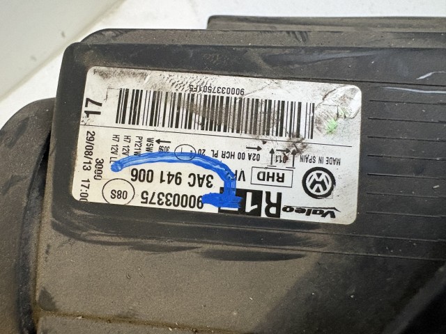 15693 Volkswagen Passat B7 Jobb első Lámpa Fényszóró Angol