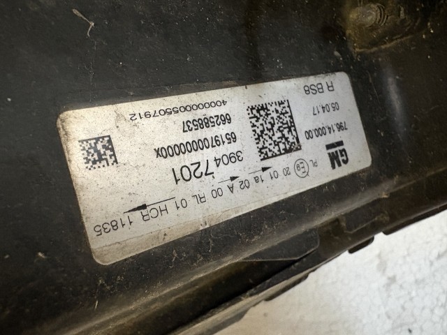 15707 Opel Astra K 2015-2021 Jobb első Lámpa Fényszóró Angol