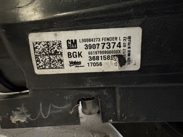 15719 Opel Astra K kombi Jobb hátsó Lámpa