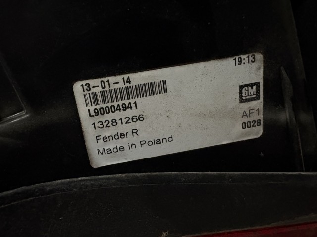 15741 Opel Astra J GTC Jobb hátsó Lámpa