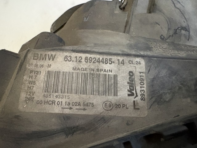 15813 BMW 1 (E87) 2004-2011 Lámpa , Fényszóró Használt Bal első 