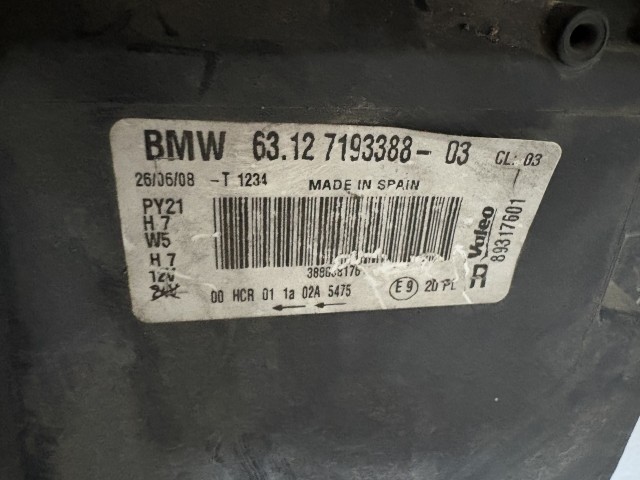 15814 BMW 1 (E87) 2004-2011 Lámpa , Fényszóró Használt Jobb első