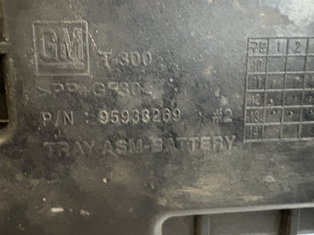 Chevrolet Trax U200 2013 Akkumulátor tartó, tálca Használt