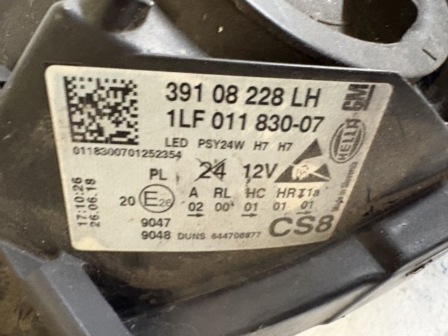 15870 Opel Corsa E Bal első  Lámpa Fényszóró Angol