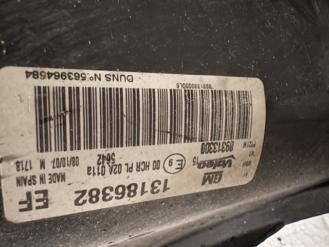 15919 Opel Corsa D Jobb első Lámpa Fényszóró