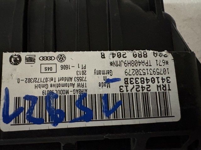 Volkswagen Passat B7 2010-2014 Utas légzsák 