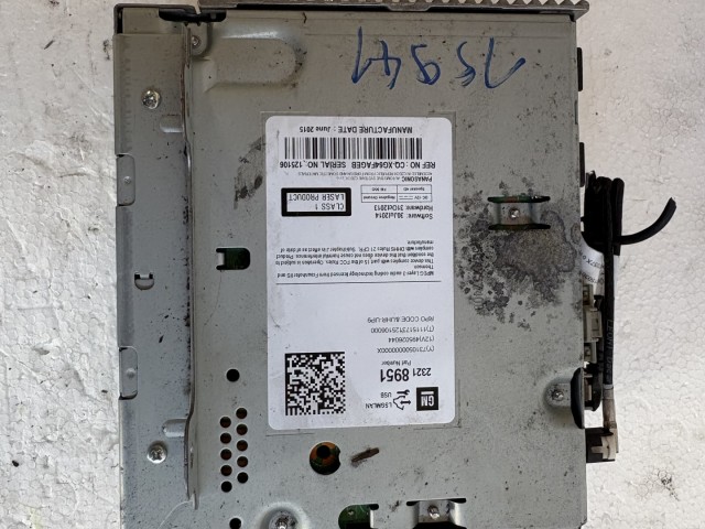 Opel Astra J 2009-2015 Rádió Használt Cd-s   