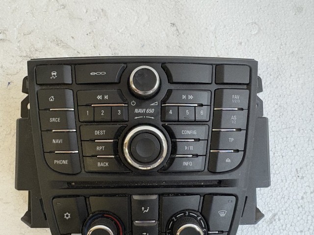 Opel Astra J 2009-2015 Közép konzol NAVI 650