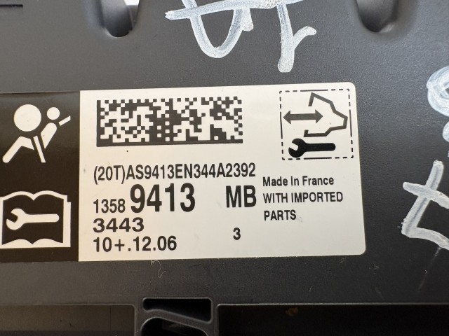 Opel Astra J 2009-2015 Légzsák indító elektronika Használt