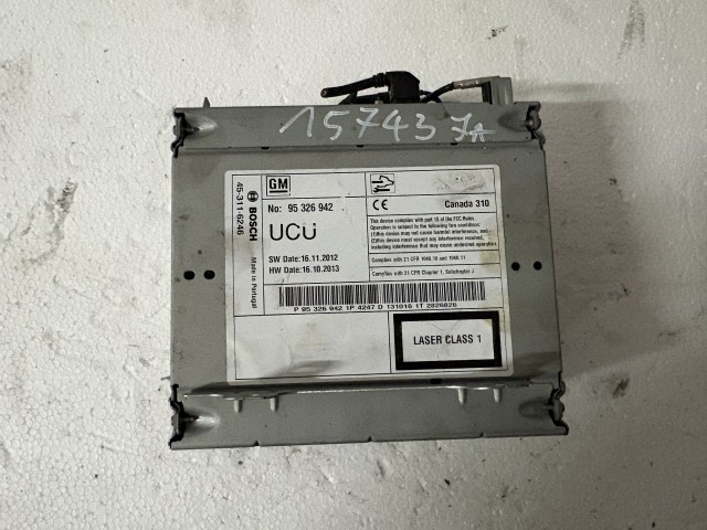 Opel Astra J 2009-2015 Rádió Használt   