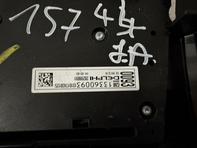 Opel Astra J 2009-2015 Közép konzol Navi 600